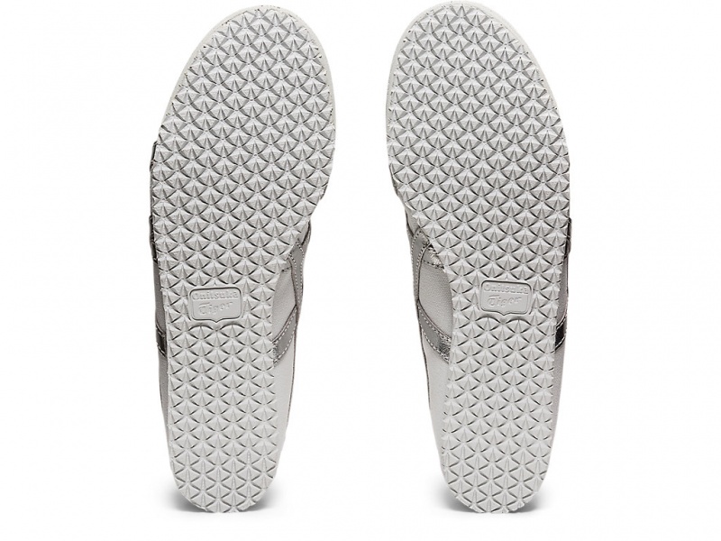 Onitsuka Tiger Mexico 66 Slip On Schuhe Damen Weiß Silber | EX5813027