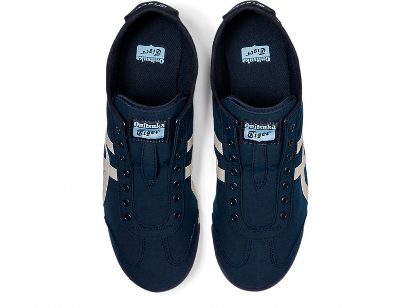 Onitsuka Tiger Mexico 66 Slip On Schuhe Damen Navy | RD0387465