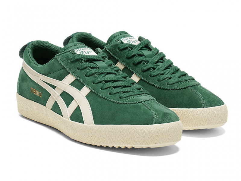 Onitsuka Tiger Mexico Delegation Schuhe Herren Grün Weiß | ZH5306124