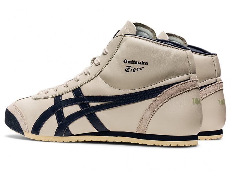 Onitsuka Tiger Mexico Mid-Runner Schuhe Herren Birch / Indian Ink | LJ8067153