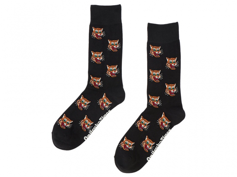 Onitsuka Tiger Middle Socks Accessoires Damen Schwarz | WC8570243