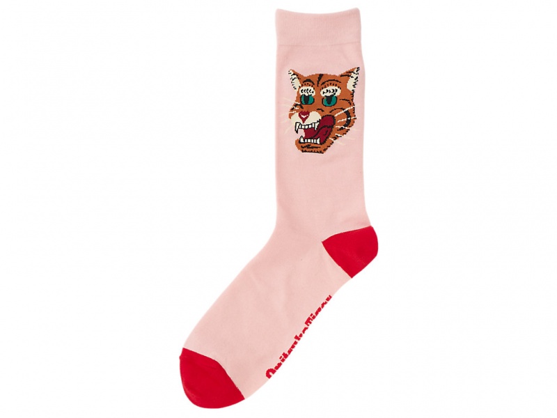 Onitsuka Tiger Middle Socks Accessoires Herren Hellrosa | NW3284165