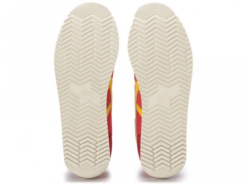 Onitsuka Tiger Moal 77 Nm Schuhe Damen Rot Gelb | TE1476592