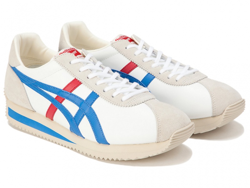 Onitsuka Tiger Moal 77 Nm Schuhe Damen Weiß Blau | JF2436978