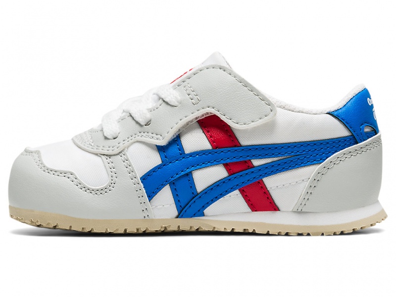Onitsuka Tiger Serrano Schuhe Kinder Weiß Blau | XH2751608
