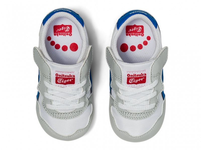 Onitsuka Tiger Serrano Schuhe Kinder Weiß Blau | XH2751608