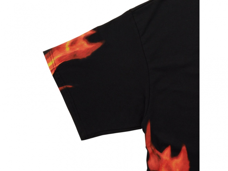 Onitsuka Tiger Ss Graphic Tee Kleidung Damen Schwarz Orange | GD2759046