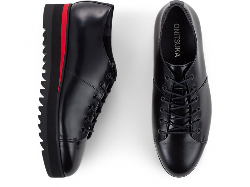 Onitsuka Tiger The Onitsuka Spitze-Up Lo Schuhe Damen Schwarz Rot | GY0497861