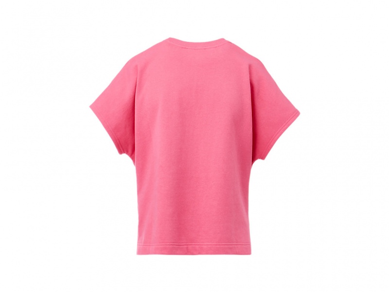 Onitsuka Tiger Ws Kurzes Sleeve Top Kleidung Damen Rosa | BN0738162