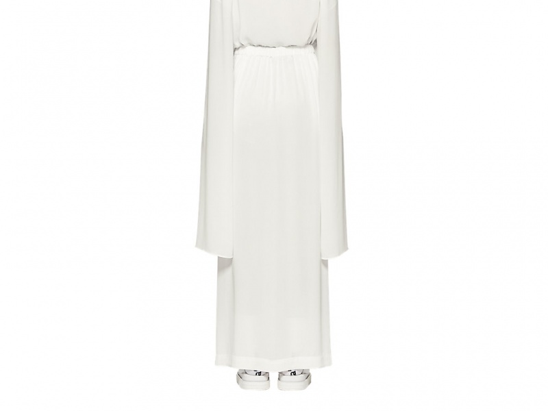 Onitsuka Tiger Ws Long Skirt Kleidung Damen Weiß | AF9148036
