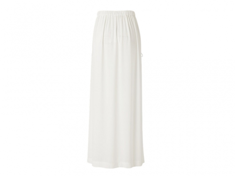 Onitsuka Tiger Ws Long Skirt Kleidung Damen Weiß | AF9148036